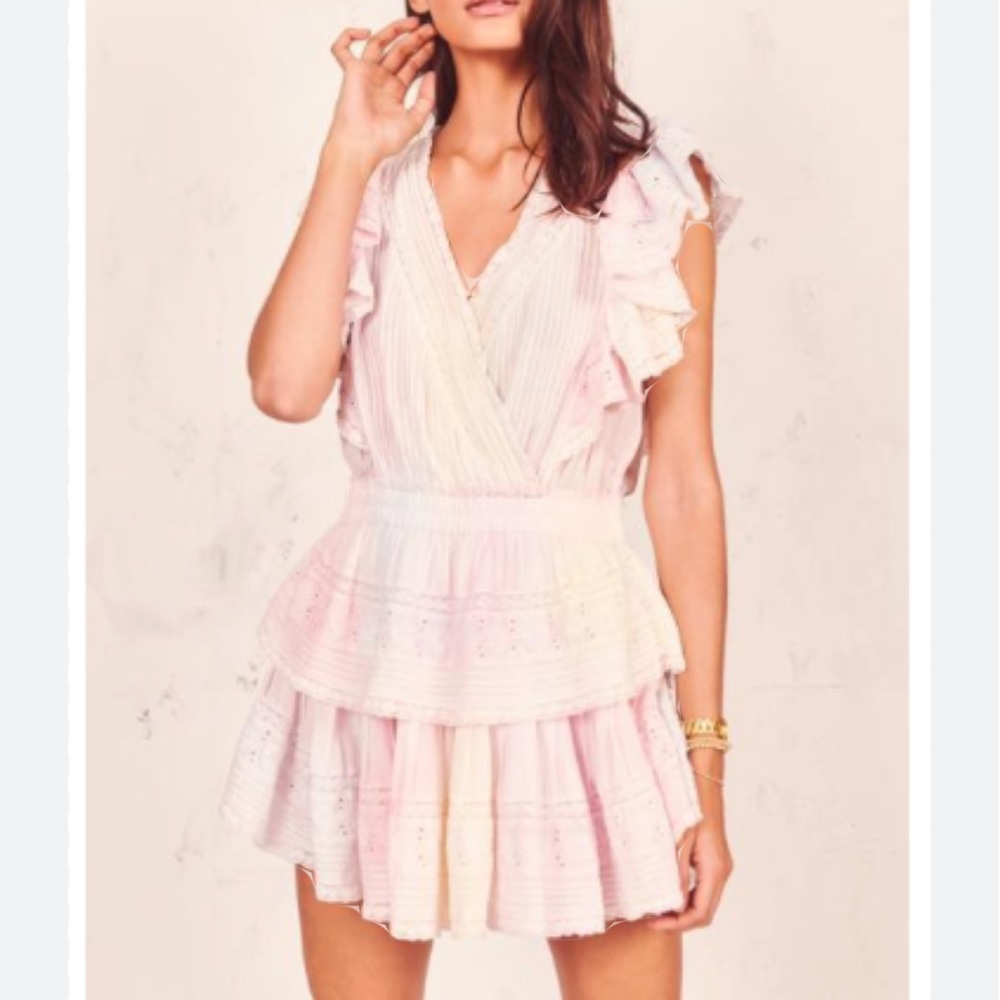 Loveshack fancy Gwen Heritage Mini Dress